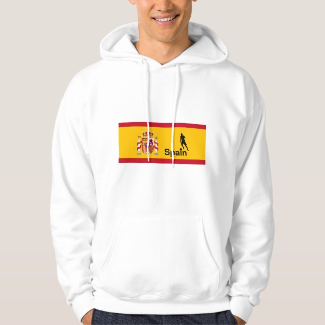 Spanska fotbollen, anpassadet hoodie (Framsida)