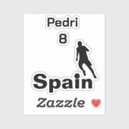 Spanska fotbollen, anpassadet klistermärken