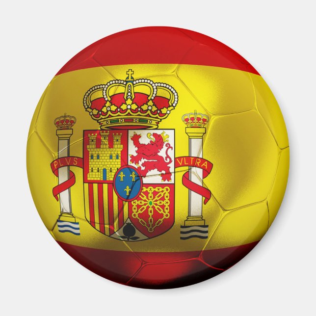 Spanska fotbollen magnet (Framsidan)