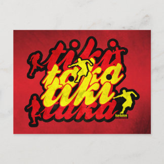 Spanska fotbollens Revolution Vykort