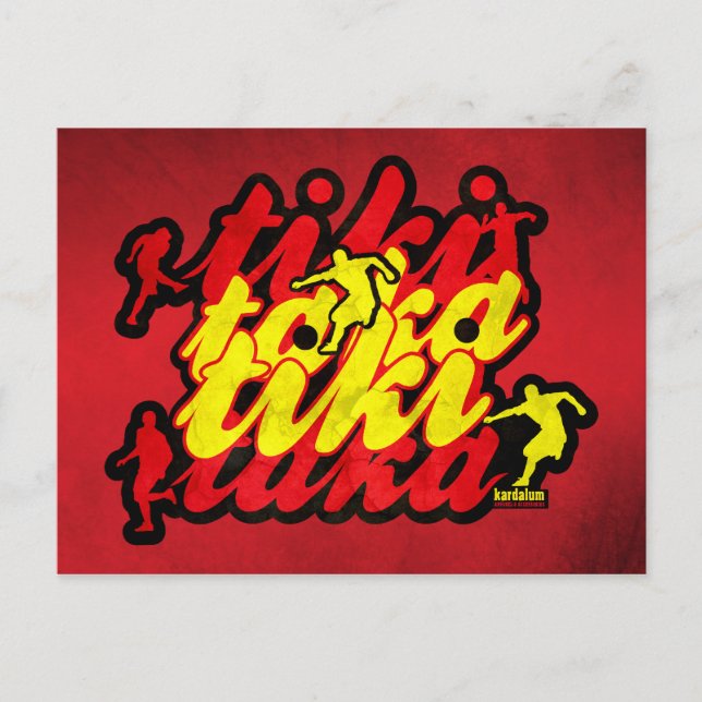 Spanska fotbollens Revolution Vykort (Framsida)