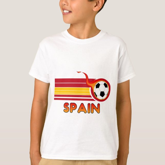 Spanska Fotbollsbarn T-Shirt (Framsida)