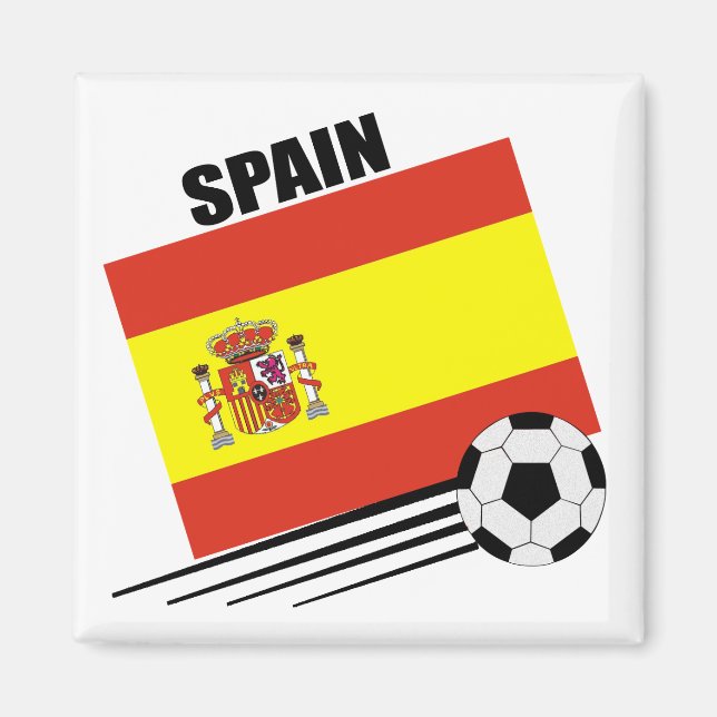 Spanska fotbollsgruppen magnet (Framsidan)