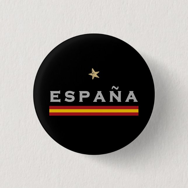 Spanska fotbollsmatchen Fläkt (Spanien) Knapp (Framsida)