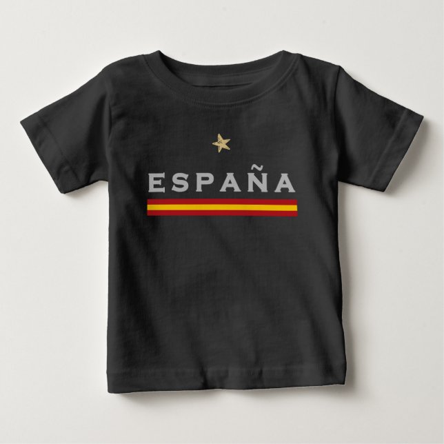 Spanska fotbollsmatchen Fläkt (Spanien) T Shirt (Framsida)