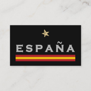 Spanska fotbollsmatchen Fläkt (Spanien) Visitkort