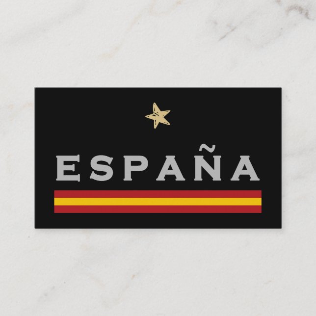 Spanska fotbollsmatchen Fläkt (Spanien) Visitkort (Framsida)