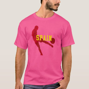 Spanska fotbollssupporterbesökare t shirt