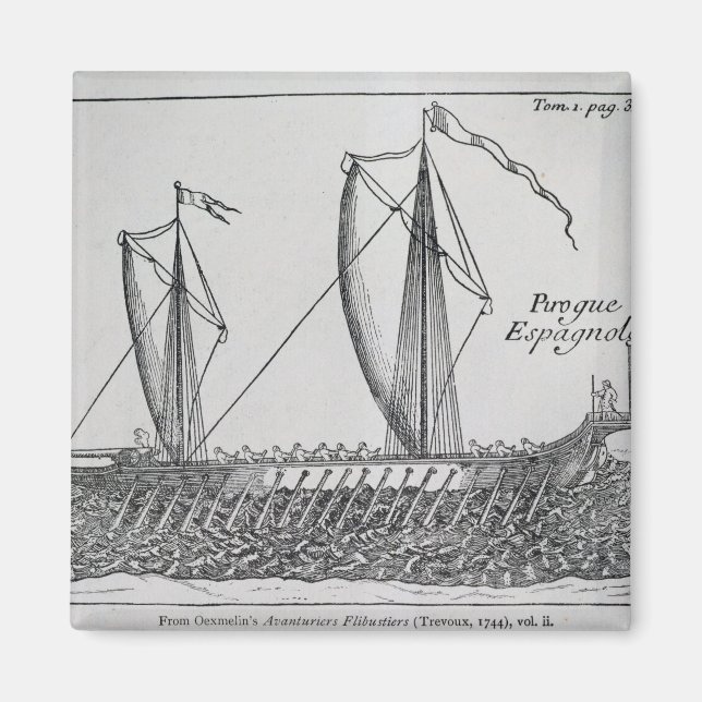 Spanska Frakten" Magnet (Framsidan)