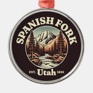 Spanska gaffeln, Utah Julgransprydnad Metall