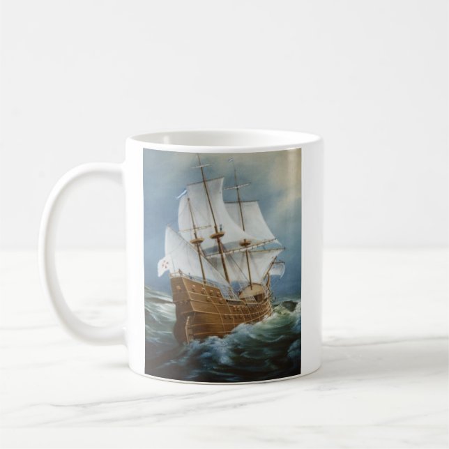 Spanska galleon kaffemugg (Vänster)