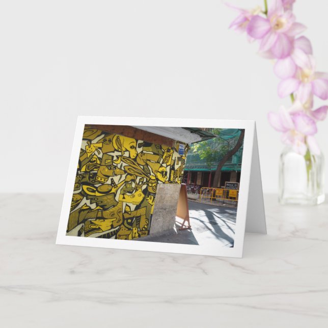 Spanska gatukonsten, Valencia City Kort (Orkide)