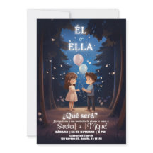 Spanska Genderna - inbjudan Boho Revelación