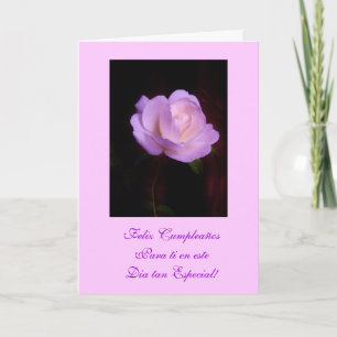 Spanska: grattis på födelsedagen/ Feliz Cumpleanos Kort