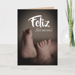 Spanska Grattisar "Feliz Nacimiento" Baby Kort