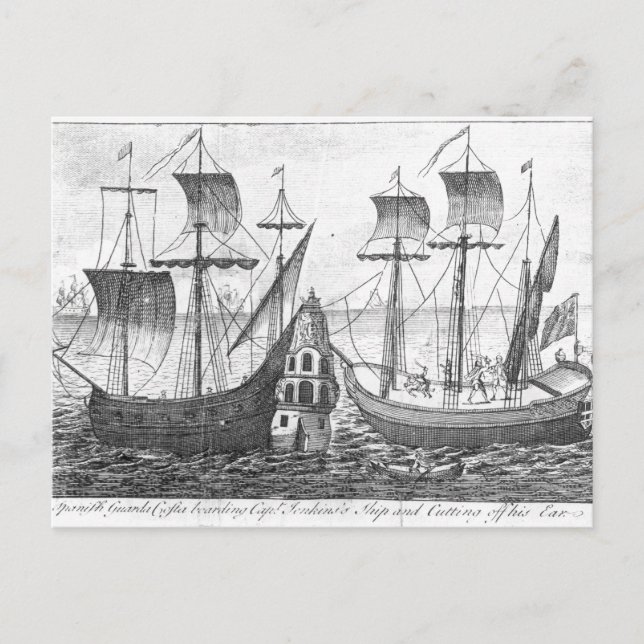 Spanska Guarda Costa Vykort (Framsida)