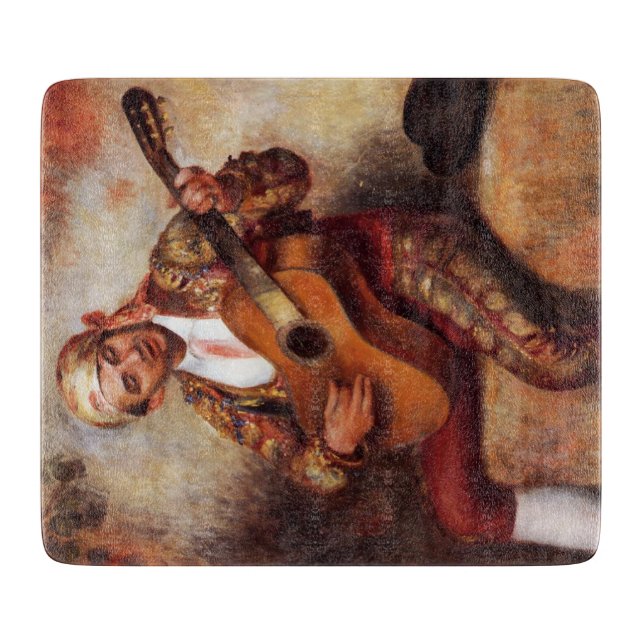 Spanska Guitarist (av Pierre-August Renoir) (Framsidan)