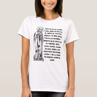 Spanska hagelMary kvinna utslagsplats Tee Shirt