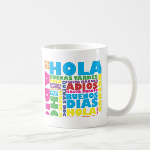 Spanska hälsningar kaffemugg