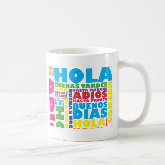 Spanska hälsningar kaffemugg