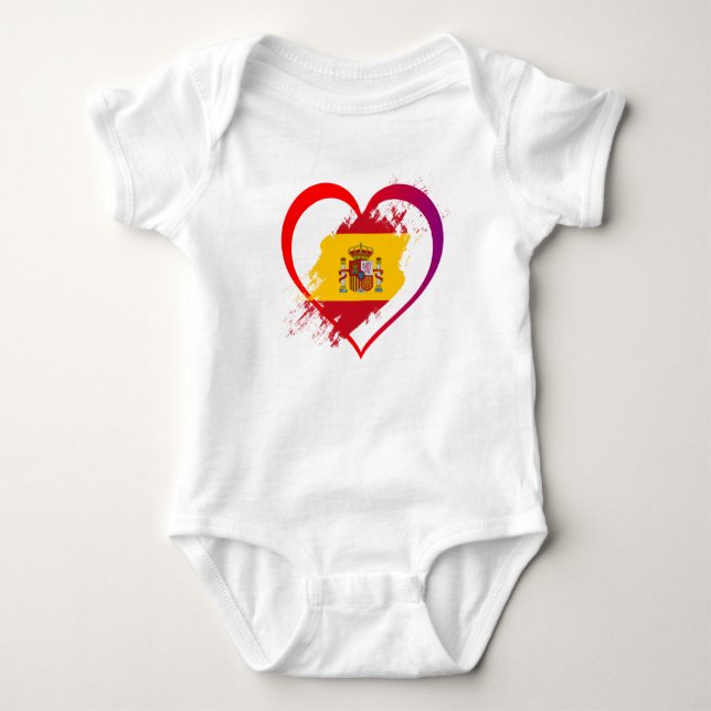 Spanska hjärtat t shirt (Framsida)