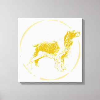 Spanska Hund Canvastryck