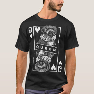 Spanska Hund drottning av Hearts Pop T Shirt