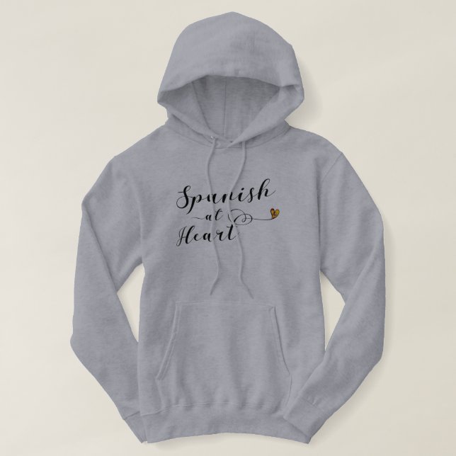 Spanska i hjärtat, Spanien Hoodie (Design framsida)