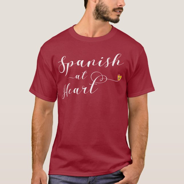 Spanska i hjärtat, Spanien T Shirt (Framsida)