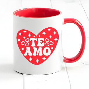Spanska i Kärlek, du får Amo Red Valentine-dagen Mugg
