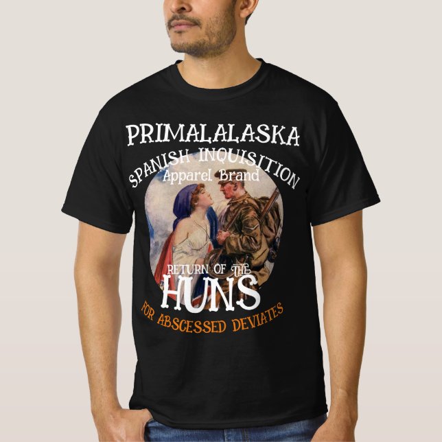SPANSKA INKÖPSÅTERVÄNDNING AV HUNNAR T SHIRT (Framsida)