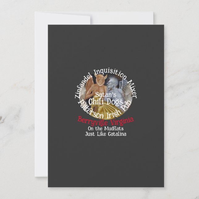 Spanska inkvisitionen inbjudningar (Framsida)