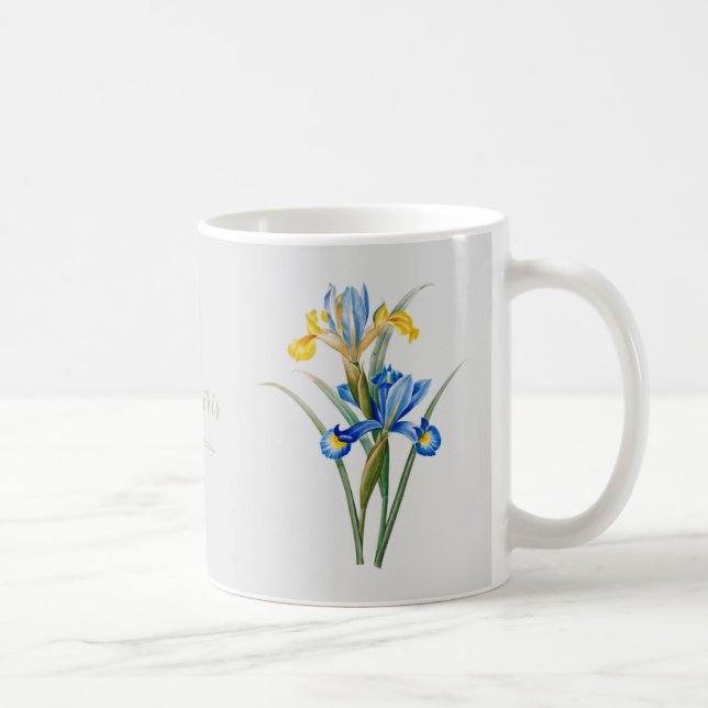 Spanska iris av Pierre-Joseph Redouté Kaffemugg (Höger)