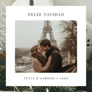Spanska Jul Feliz Navidad Photo Julkort