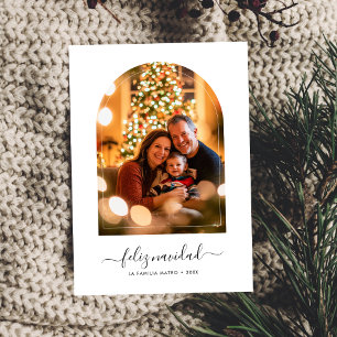 Spanska jultomten Photo Feliz Navidad Julkort