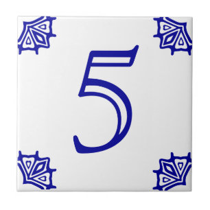 Spanska kammarnummerpanelen kakelplatta