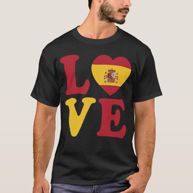 Spanska Kärlek T Shirt (Framsida)