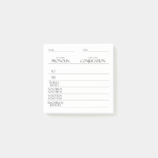 Spanska | Konjugationspraxis för verb Post-it Block