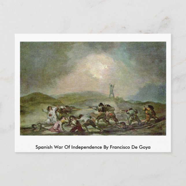 Spanska Krig av Francisco de Goya Vykort (Framsida)