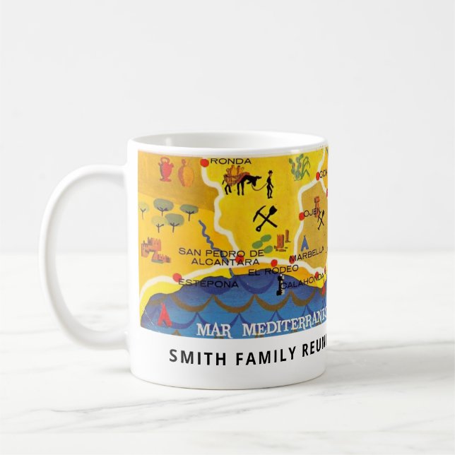 Spanska kustmuggen kaffemugg (Vänster)