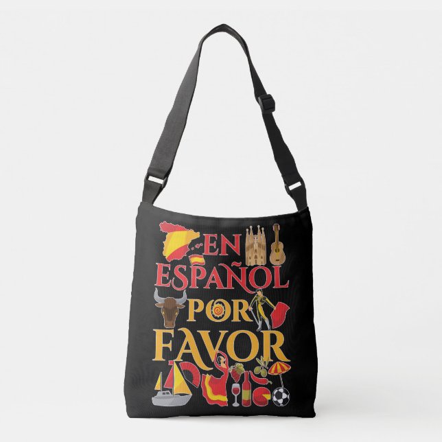 Spanska lärare en Espanol Por Favor Axelväska (Framsida)