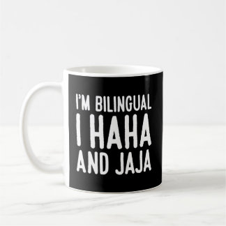 Spanska lärare I’M Bilingual I Haha and Jaja Kaffemugg