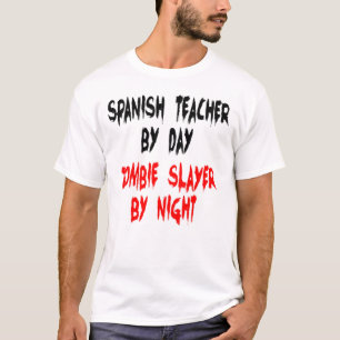 Spanska lärare Zombie Joke T Shirt