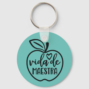 Spanska läraren Vida de Maestra Nyckelring