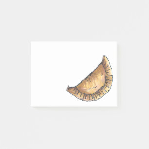 Spanska latinamerikanska Food Empanada Baked Pastr Post-it Block