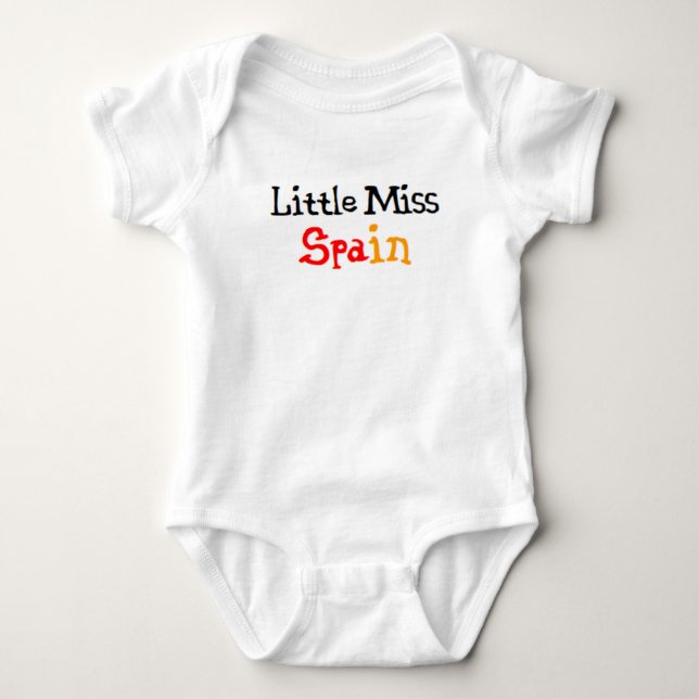 spanska lilla fröken t shirt (Framsida)