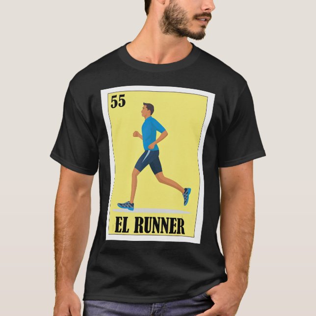 Spanska Lottery Gift Mexican El Springer T Shirt (Framsida)