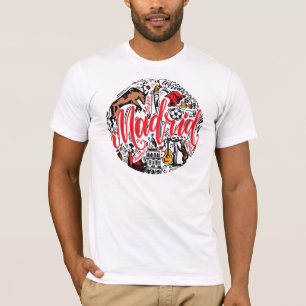 Spanska MADRID-tema T Shirt