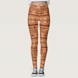 spanska Medieval Mönster Leggings