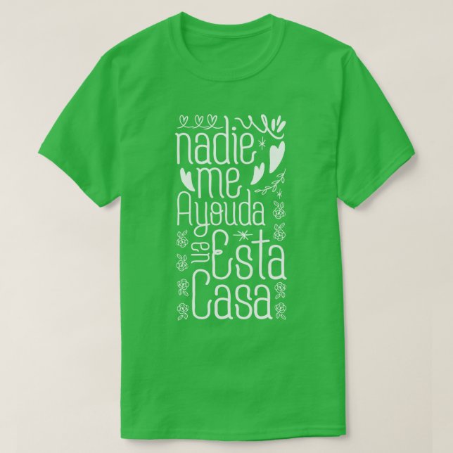 Spanska mor day Gift T Shirt (Design framsida)